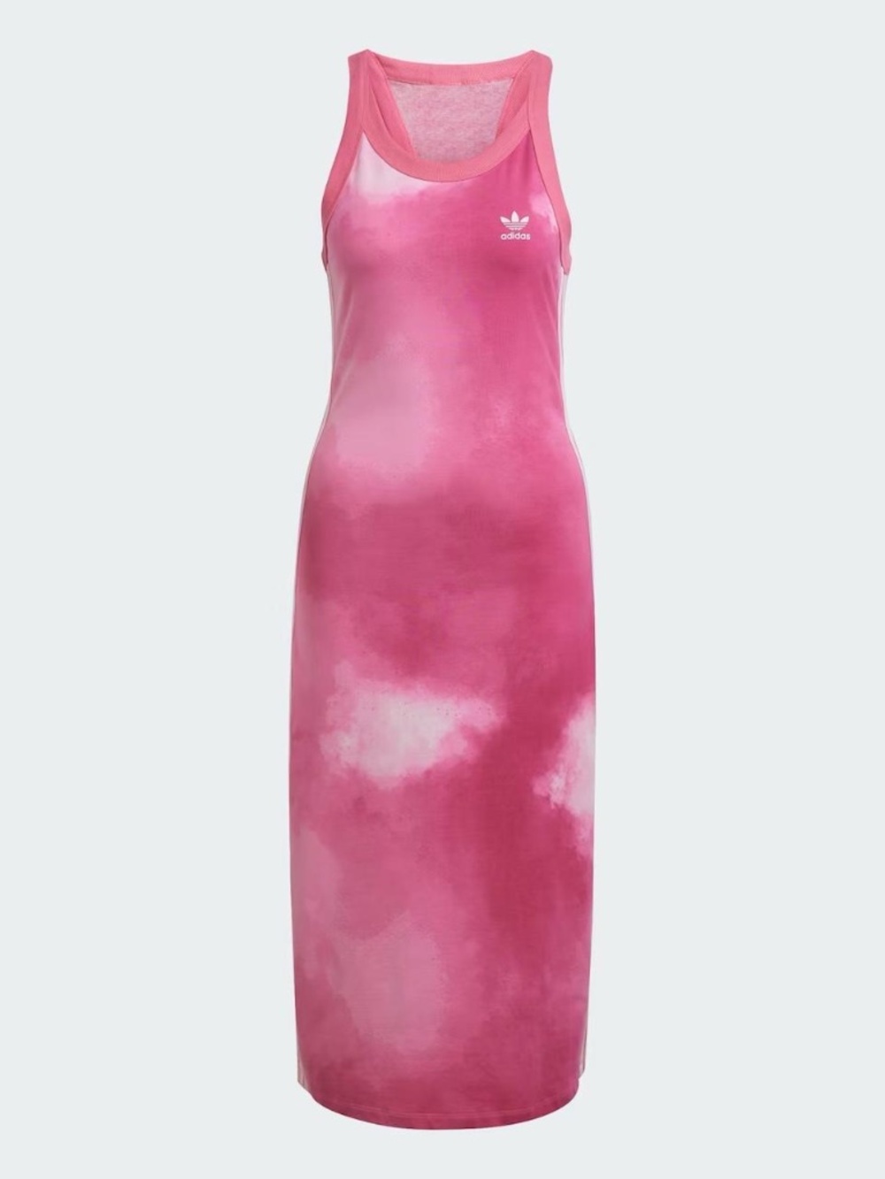 Adidas pink midi dress
